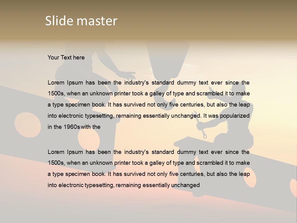 Architecture Hard Silhouette PowerPoint Template