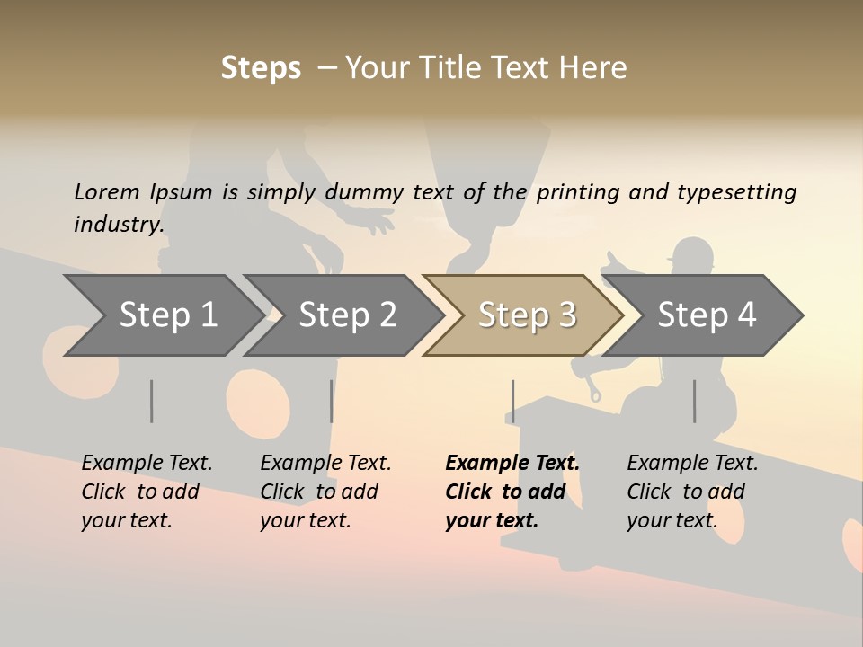 Architecture Hard Silhouette PowerPoint Template