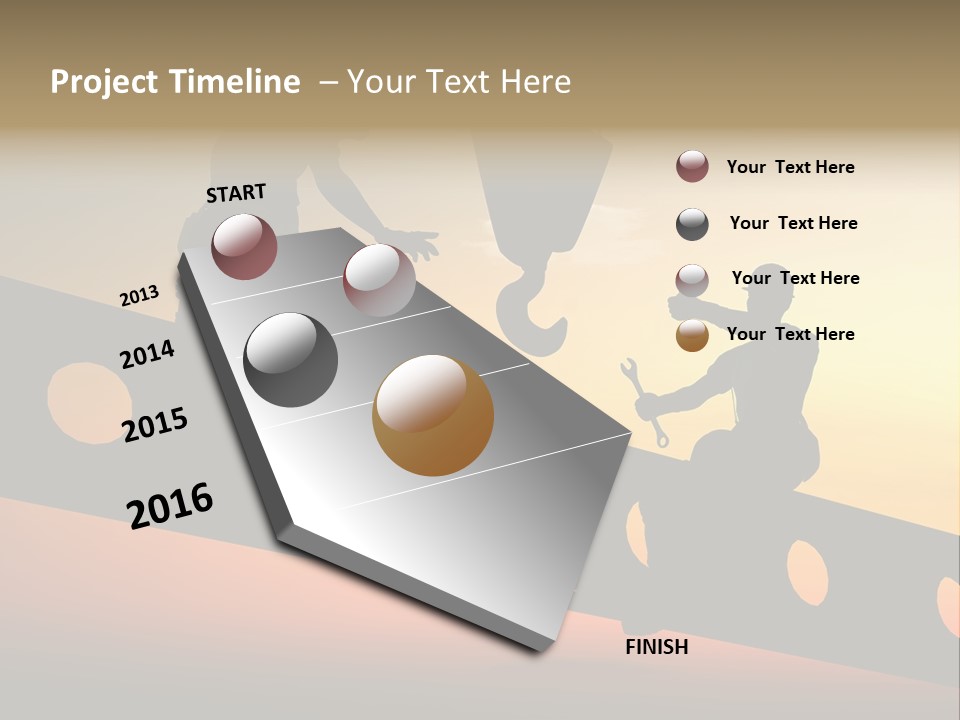 Architecture Hard Silhouette PowerPoint Template