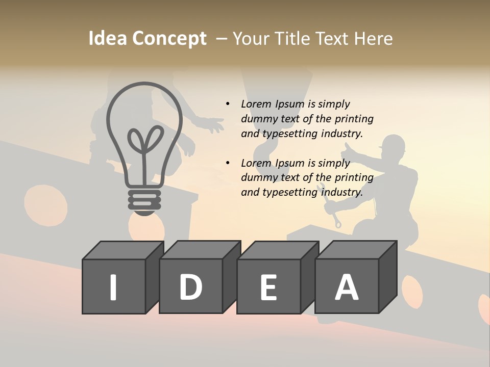 Architecture Hard Silhouette PowerPoint Template