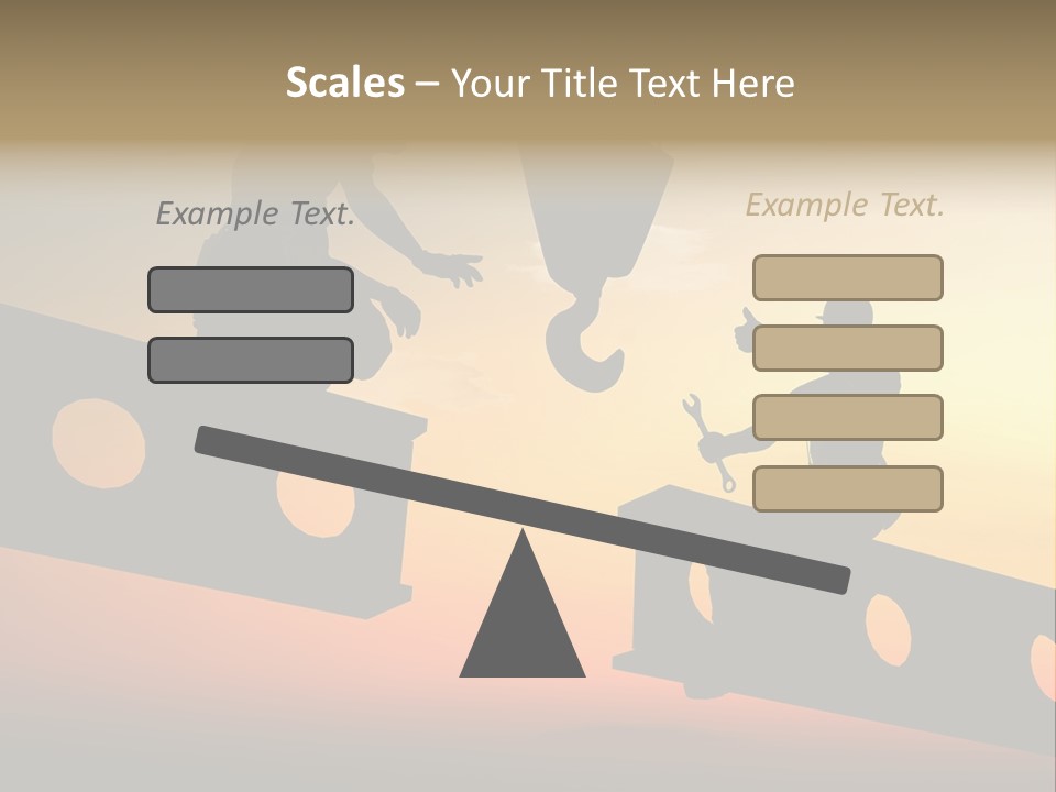Architecture Hard Silhouette PowerPoint Template