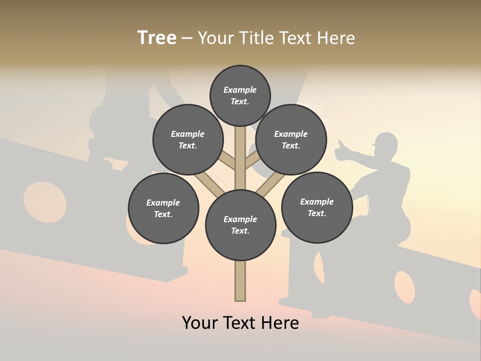 Architecture Hard Silhouette PowerPoint Template