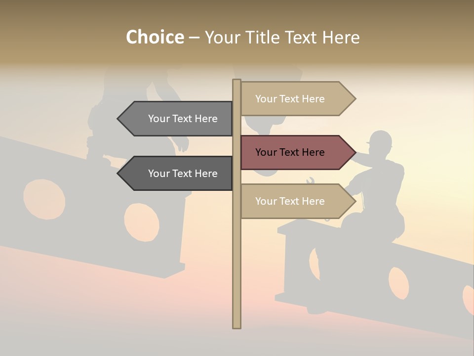 Architecture Hard Silhouette PowerPoint Template