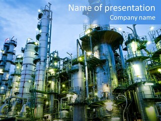 Business Equipment Pipe PowerPoint Template