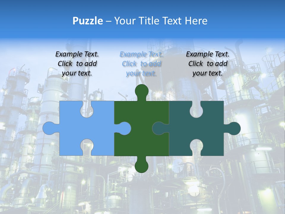 Business Equipment Pipe PowerPoint Template
