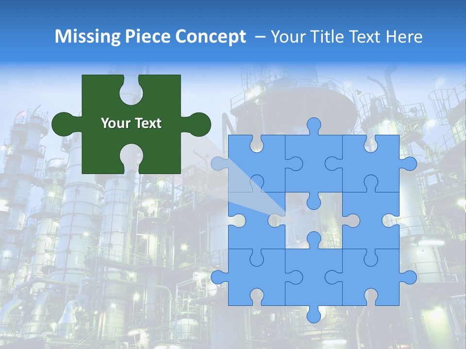 Business Equipment Pipe PowerPoint Template