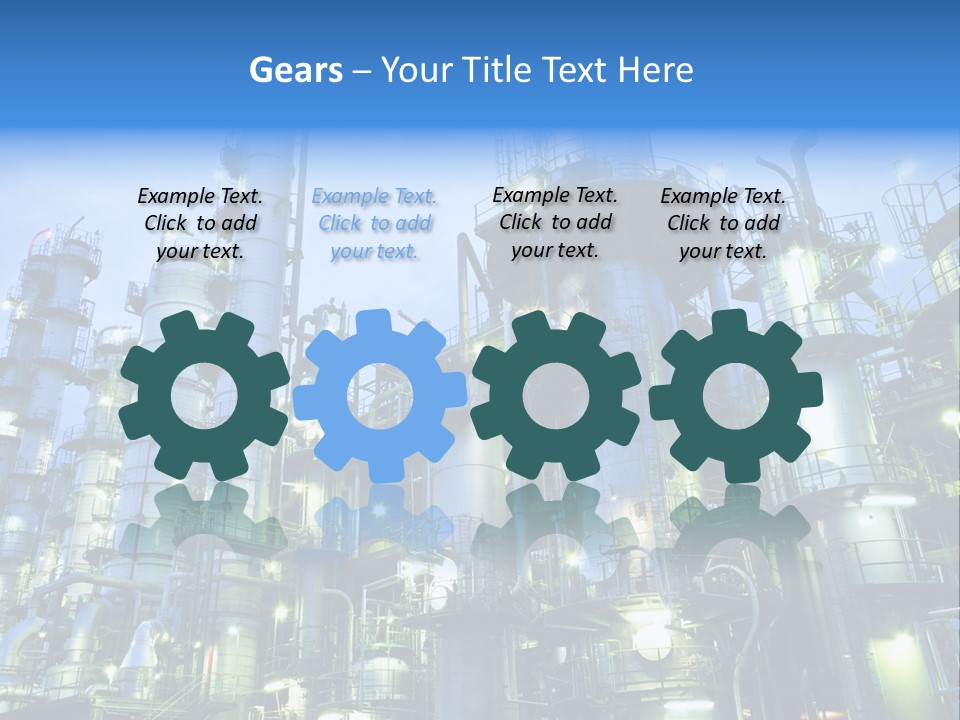 Business Equipment Pipe PowerPoint Template