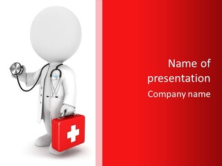 Help Emergency Person PowerPoint Template