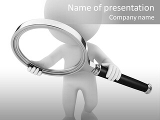 Identification Character Optical PowerPoint Template