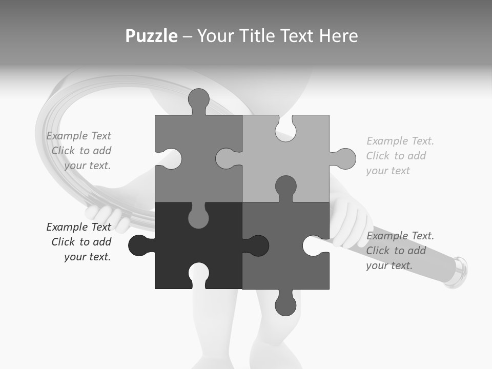 Identification Character Optical PowerPoint Template