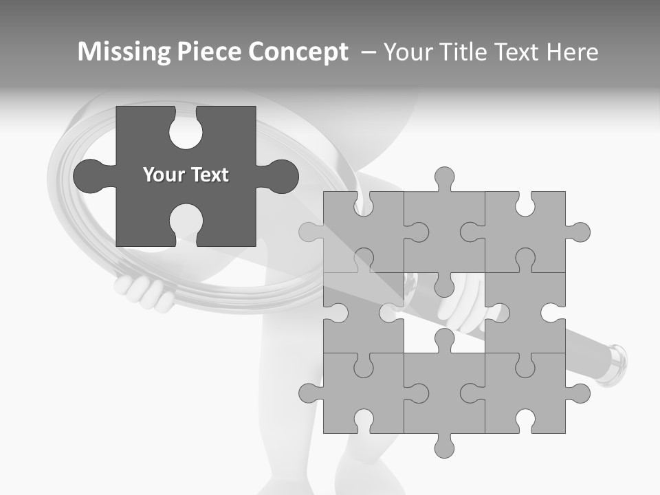 Identification Character Optical PowerPoint Template