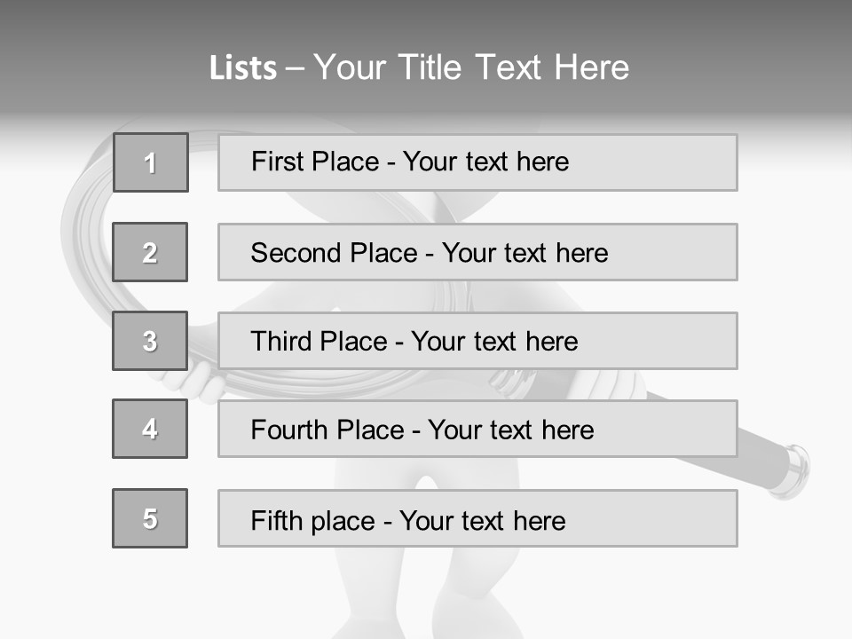 Identification Character Optical PowerPoint Template
