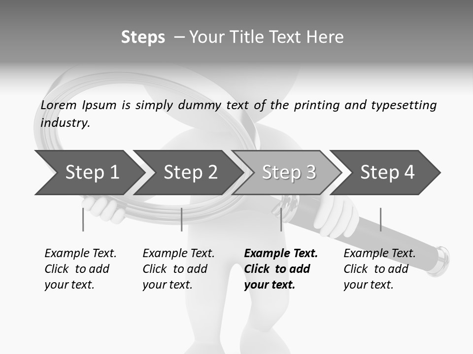 Identification Character Optical PowerPoint Template