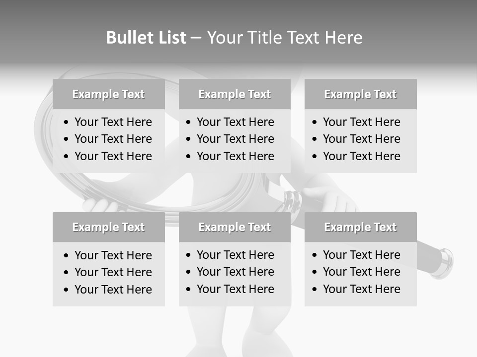 Identification Character Optical PowerPoint Template