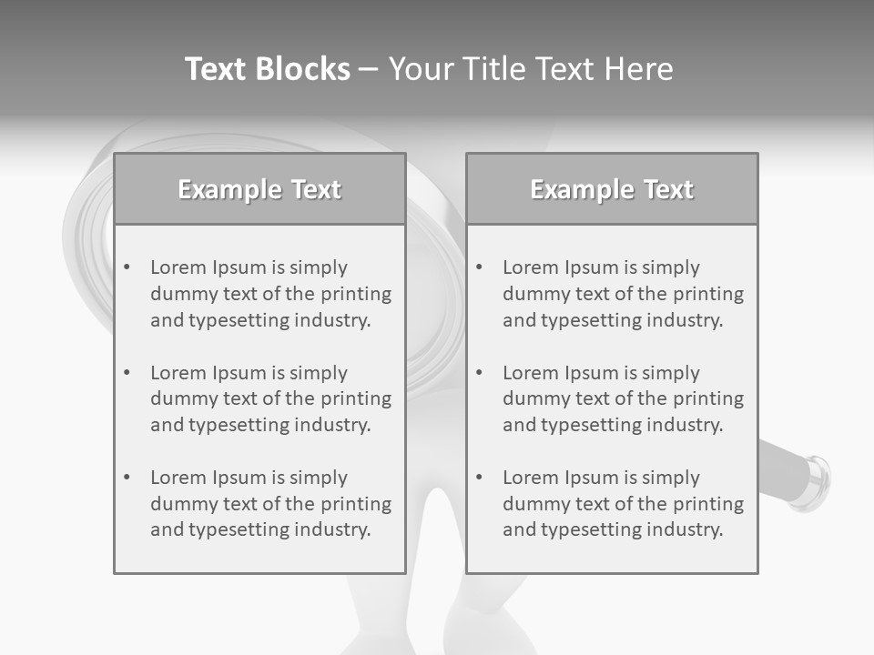 Identification Character Optical PowerPoint Template