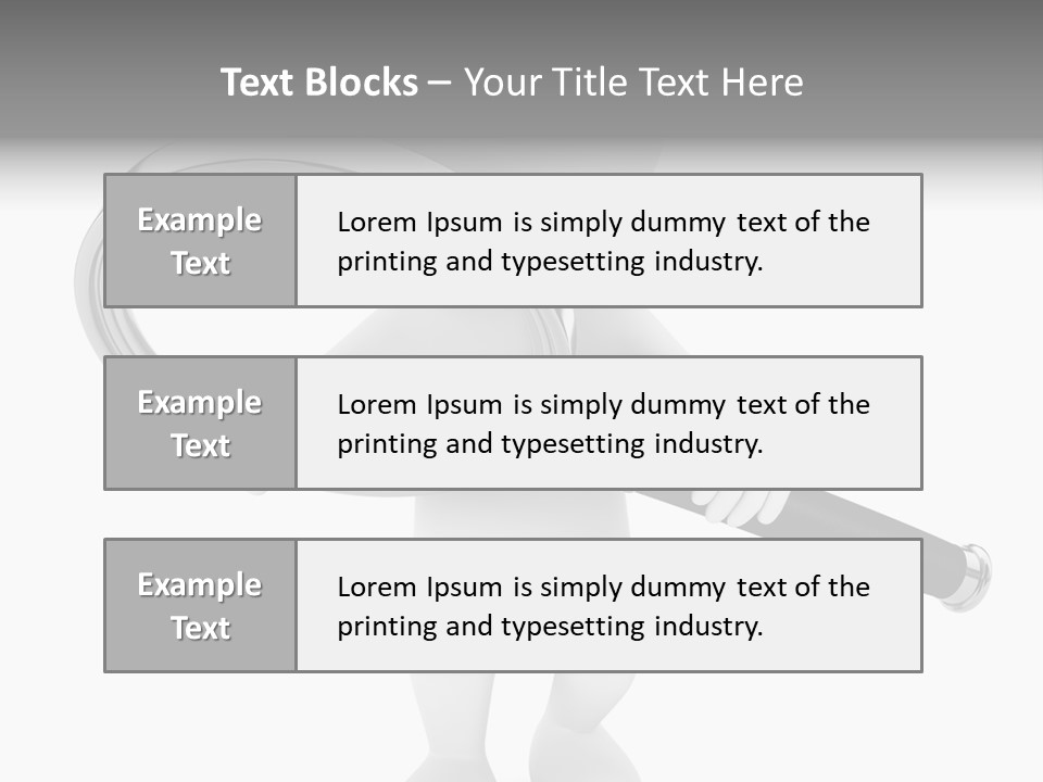 Identification Character Optical PowerPoint Template