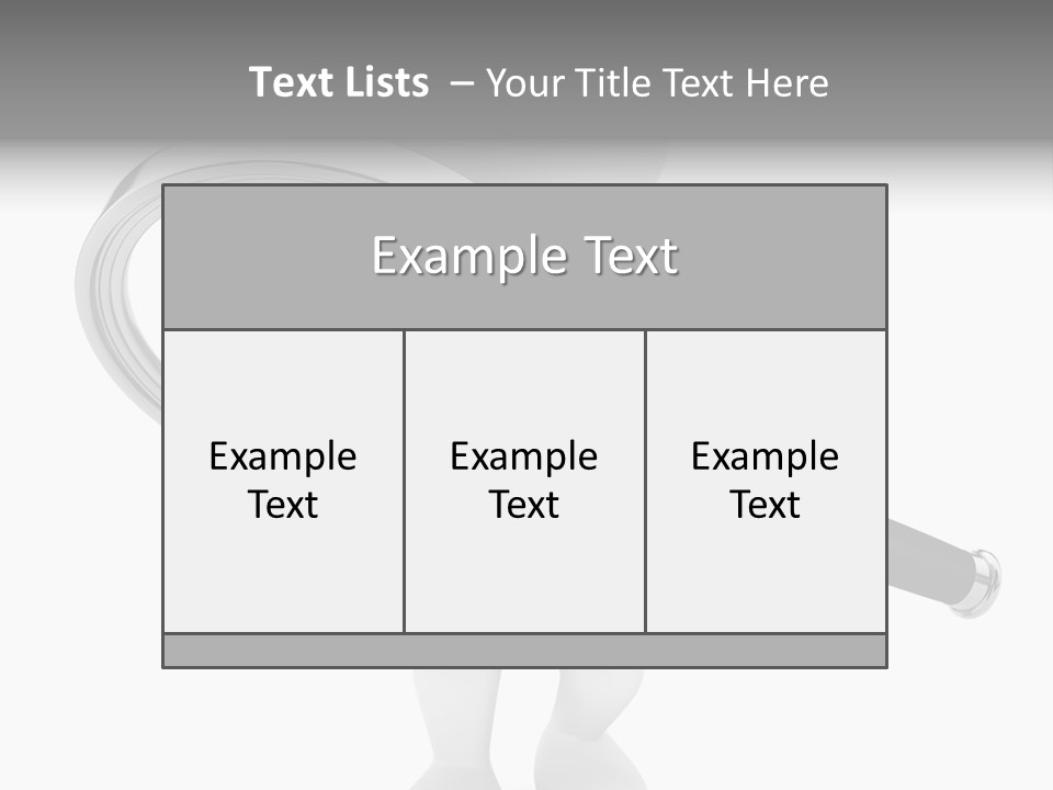 Identification Character Optical PowerPoint Template