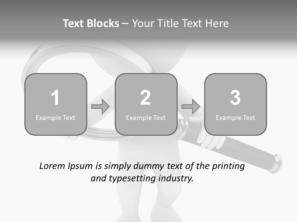 Identification Character Optical PowerPoint Template