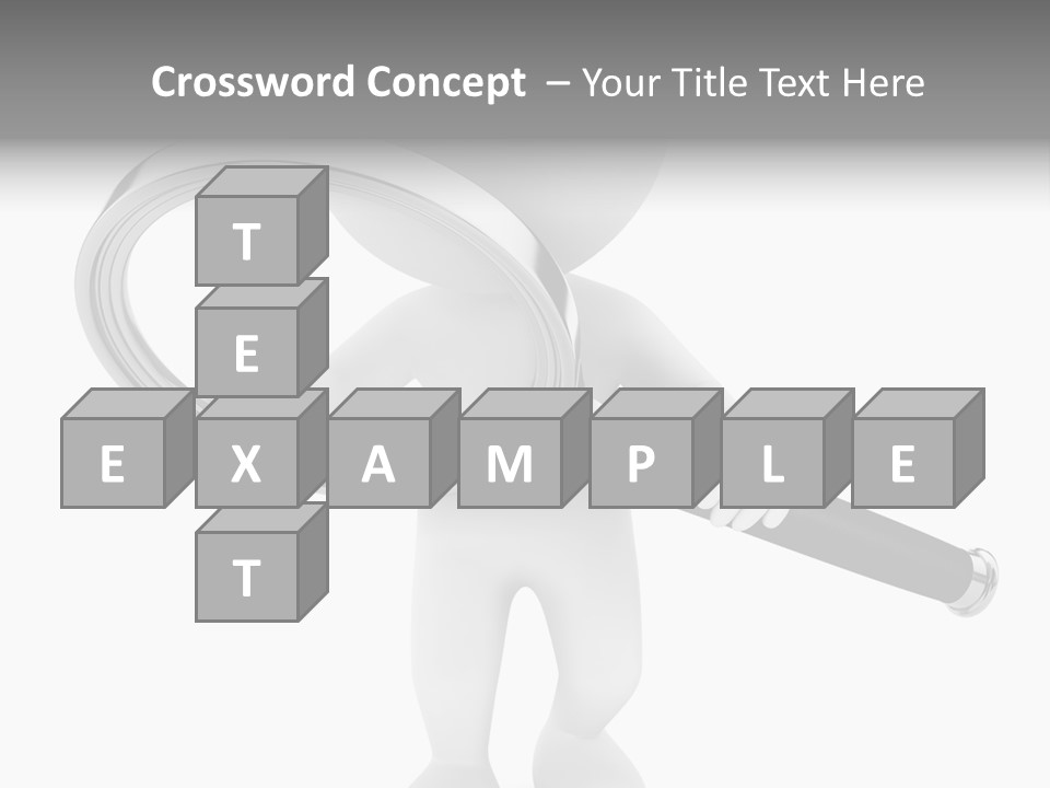 Identification Character Optical PowerPoint Template