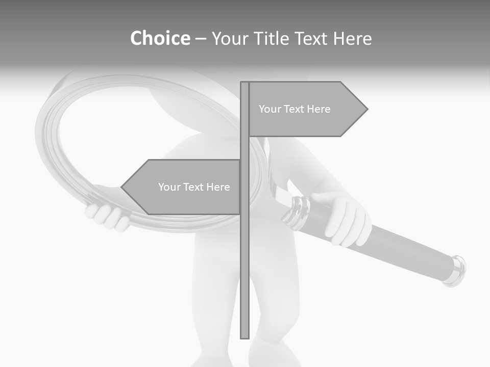 Identification Character Optical PowerPoint Template