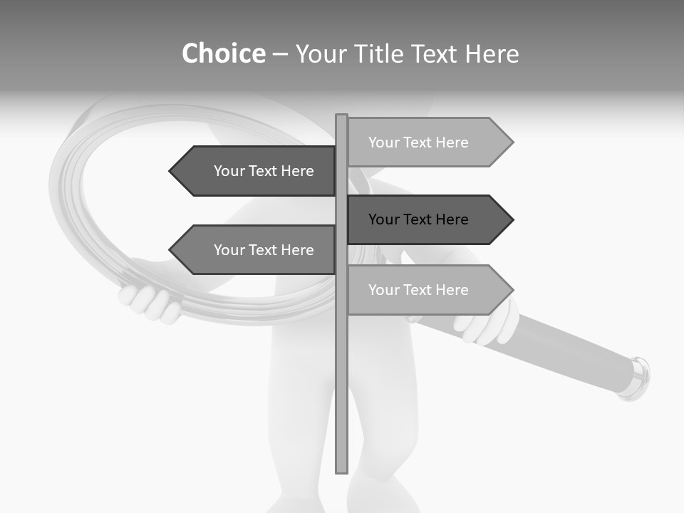 Identification Character Optical PowerPoint Template