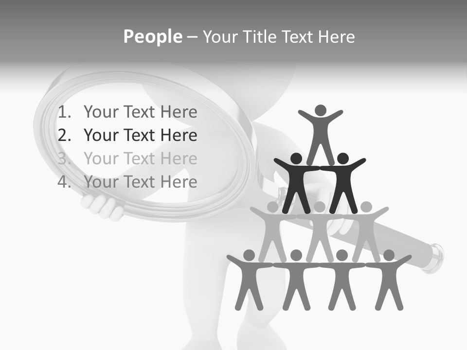 Identification Character Optical PowerPoint Template