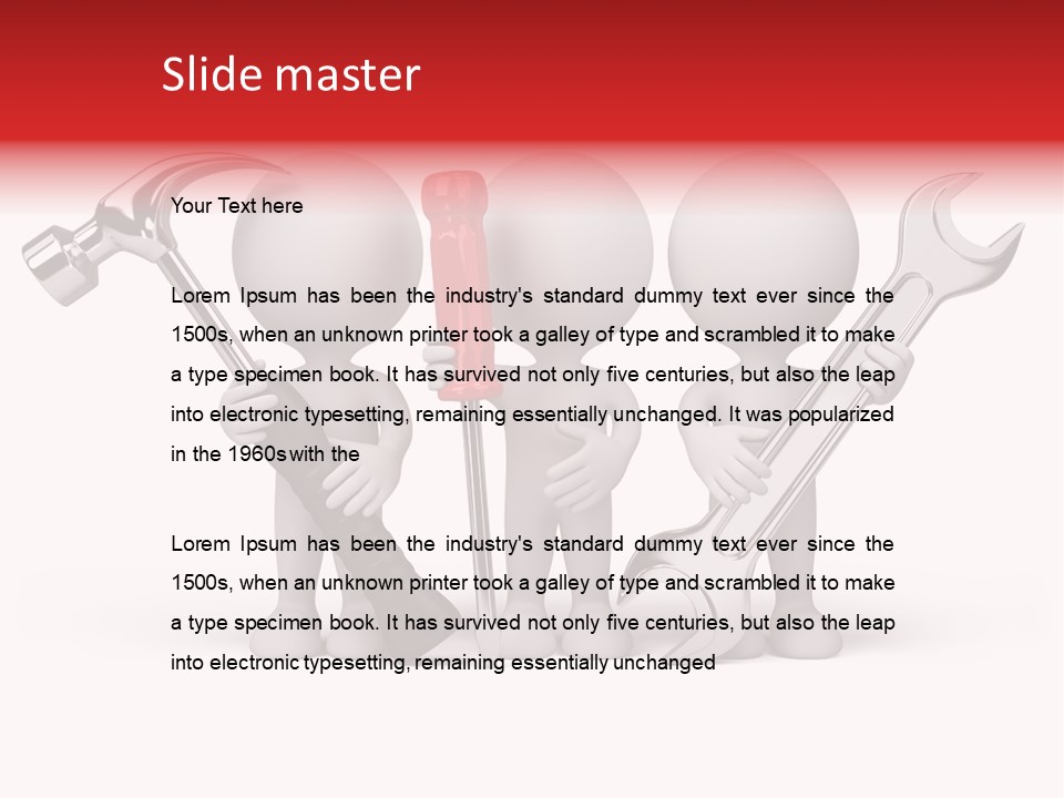 Builder Steel Construction PowerPoint Template