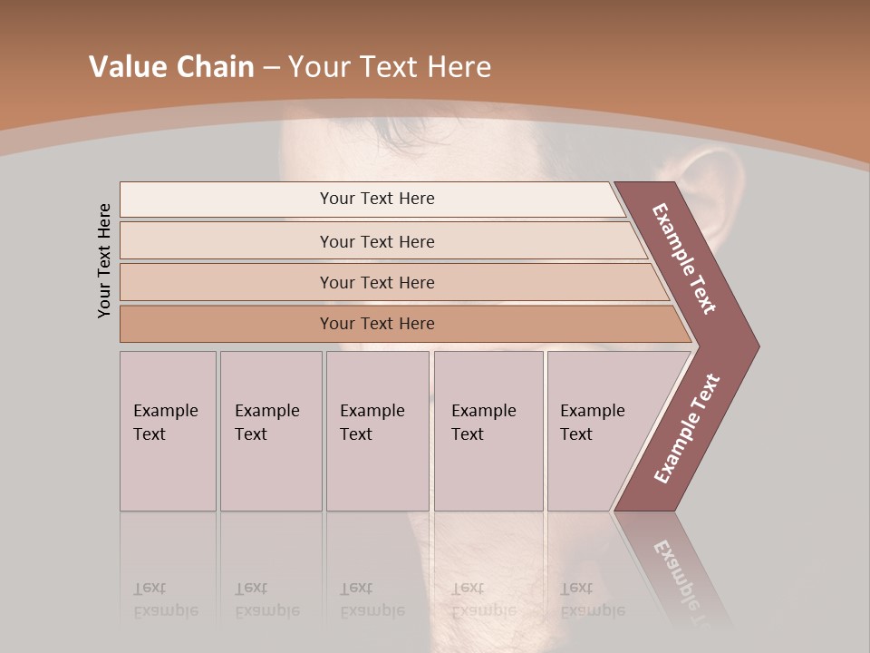 Man Concentrated Serious PowerPoint Template