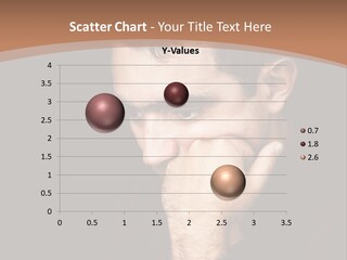 Man Concentrated Serious PowerPoint Template