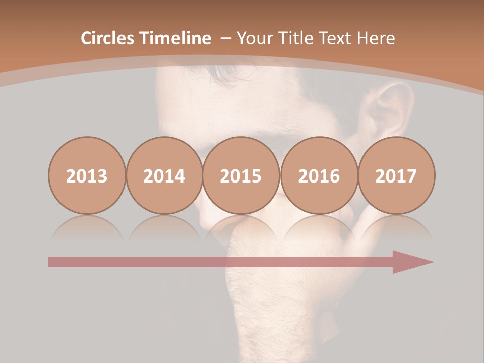 Man Concentrated Serious PowerPoint Template