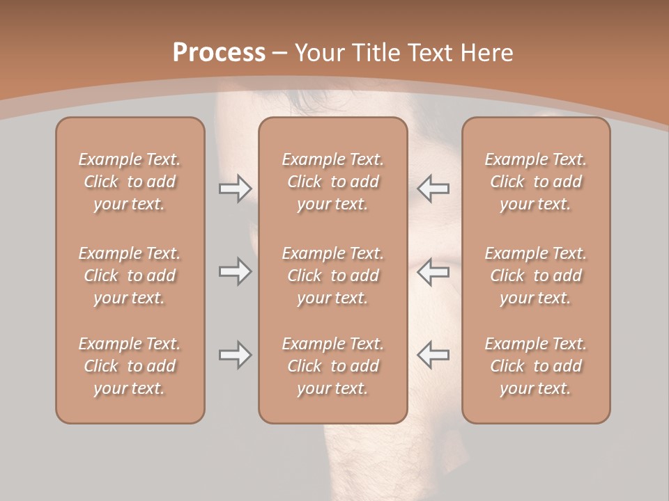 Man Concentrated Serious PowerPoint Template