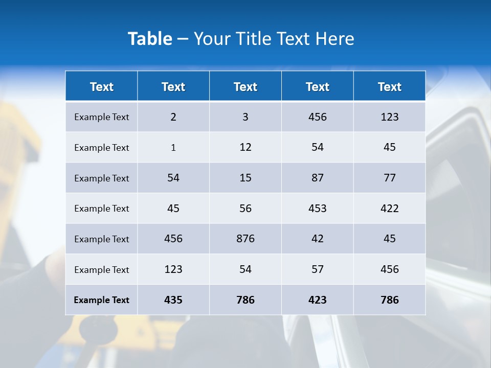 Inspection Job Damage PowerPoint Template
