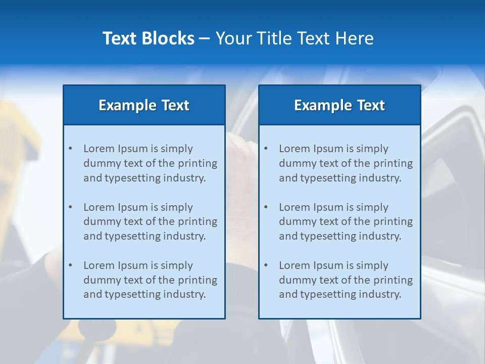 Inspection Job Damage PowerPoint Template