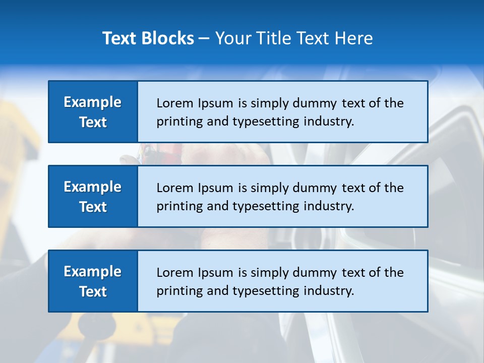 Inspection Job Damage PowerPoint Template