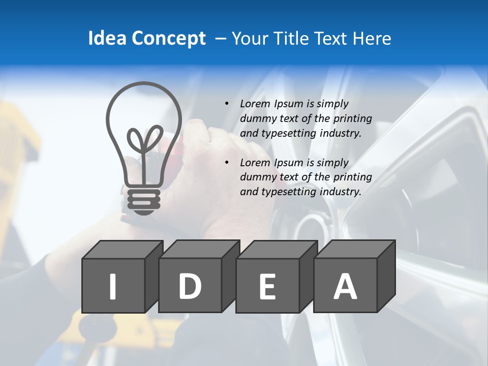 Inspection Job Damage PowerPoint Template