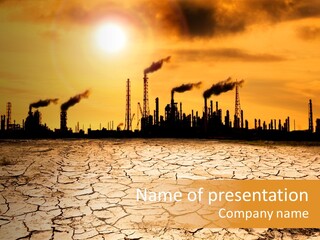 Energy Dioxide Crisis PowerPoint Template