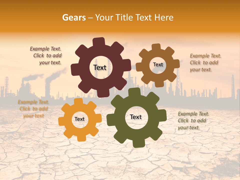 Energy Dioxide Crisis PowerPoint Template