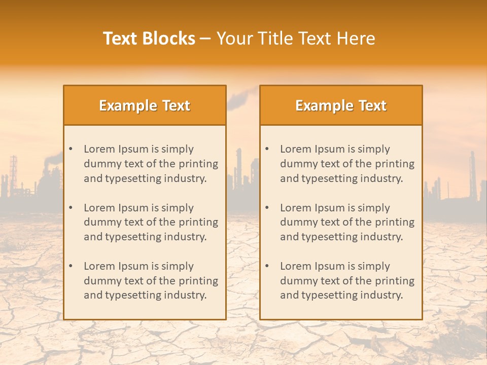 Energy Dioxide Crisis PowerPoint Template