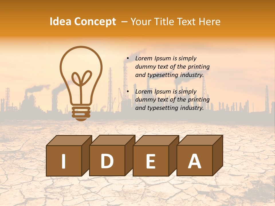 Energy Dioxide Crisis PowerPoint Template