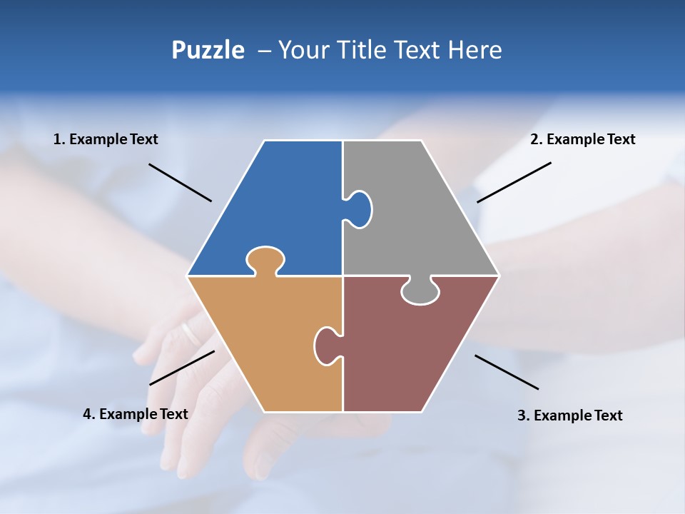 Mid Adult Clinic Holding PowerPoint Template