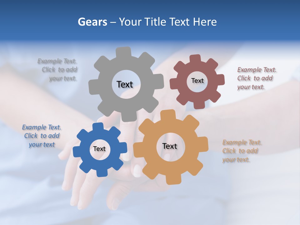 Mid Adult Clinic Holding PowerPoint Template