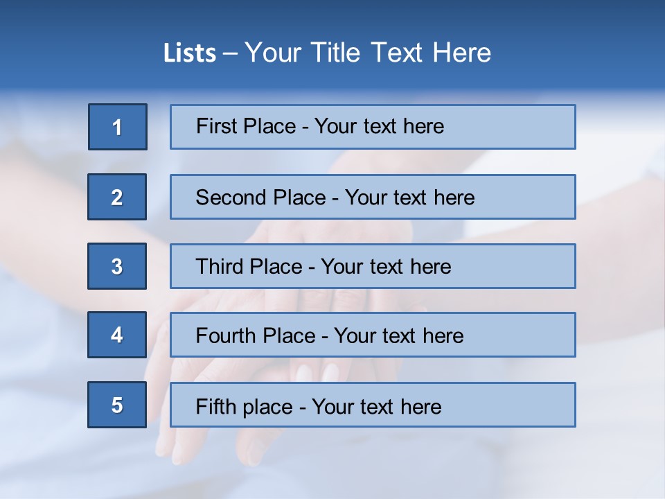 Mid Adult Clinic Holding PowerPoint Template