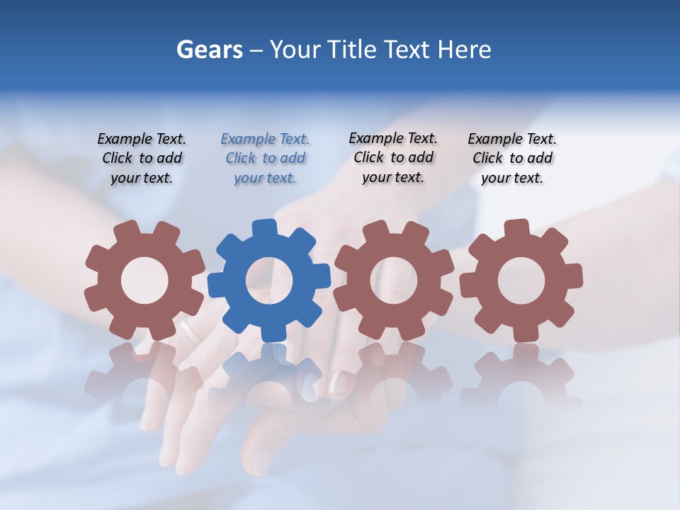 Mid Adult Clinic Holding PowerPoint Template