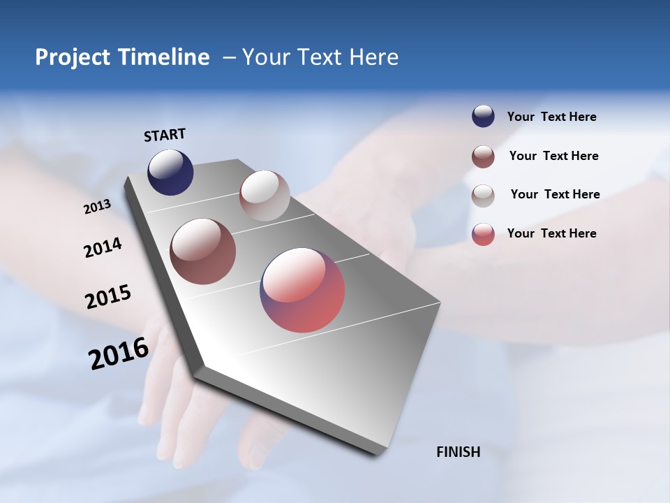 Mid Adult Clinic Holding PowerPoint Template