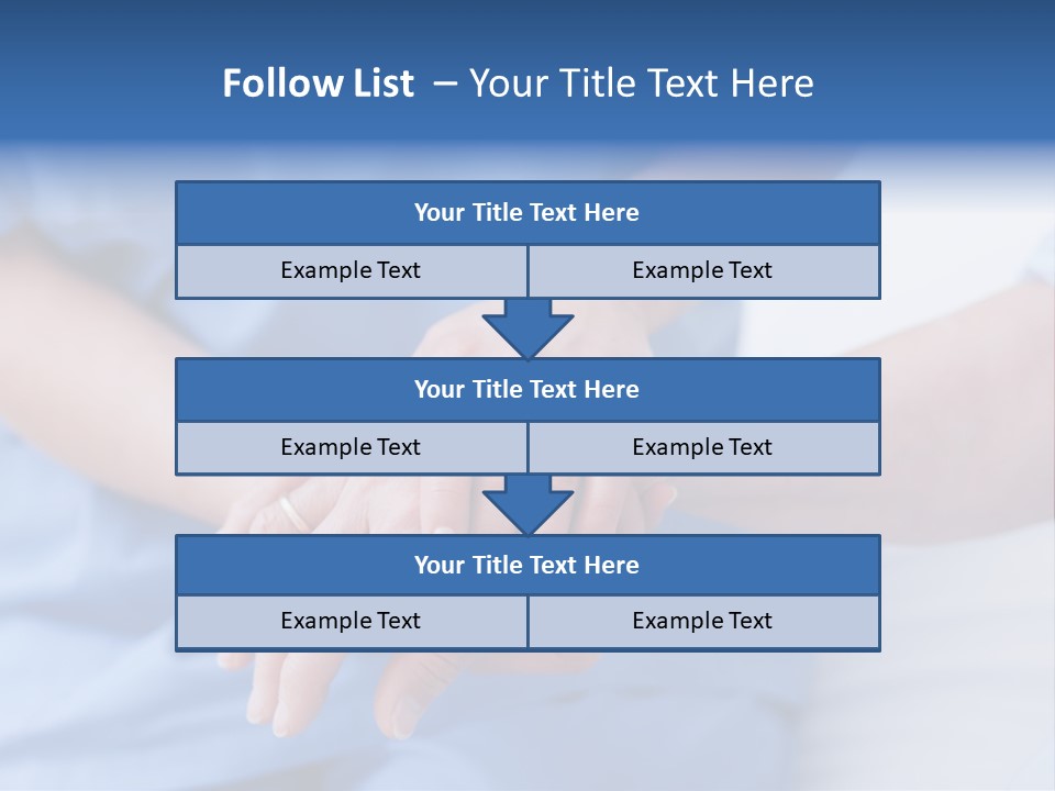 Mid Adult Clinic Holding PowerPoint Template