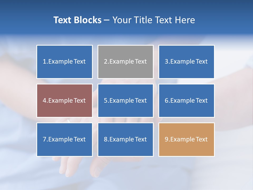 Mid Adult Clinic Holding PowerPoint Template
