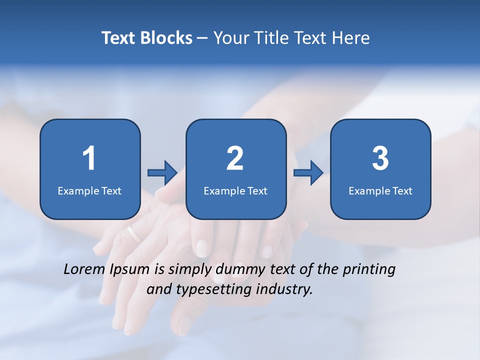Mid Adult Clinic Holding PowerPoint Template