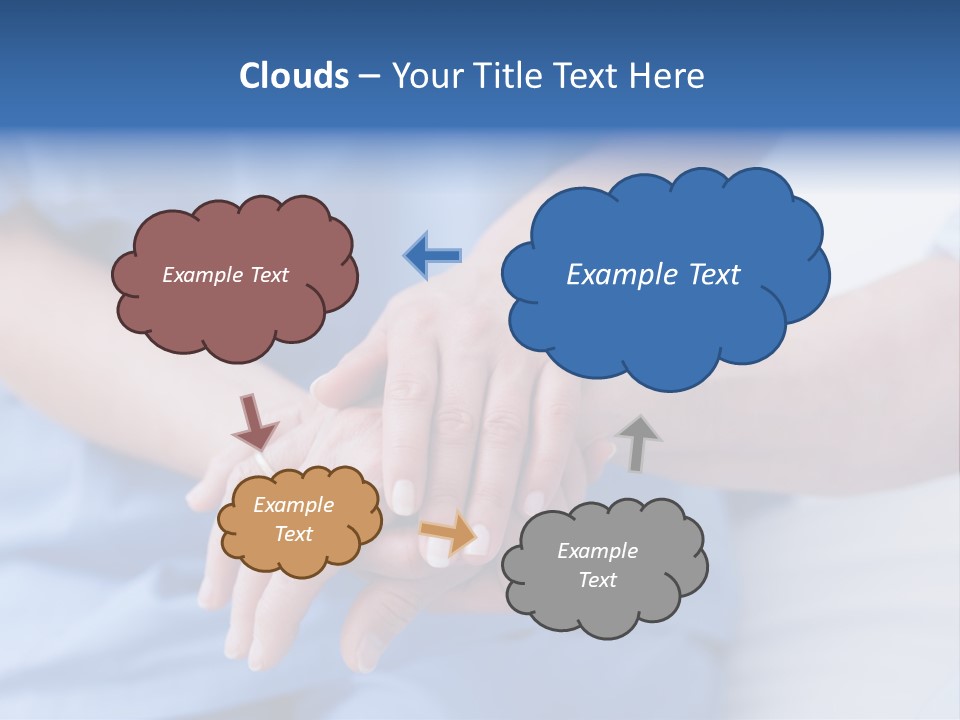 Mid Adult Clinic Holding PowerPoint Template