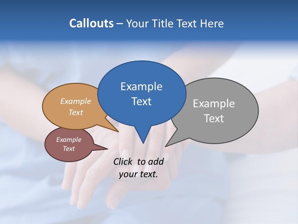 Mid Adult Clinic Holding PowerPoint Template