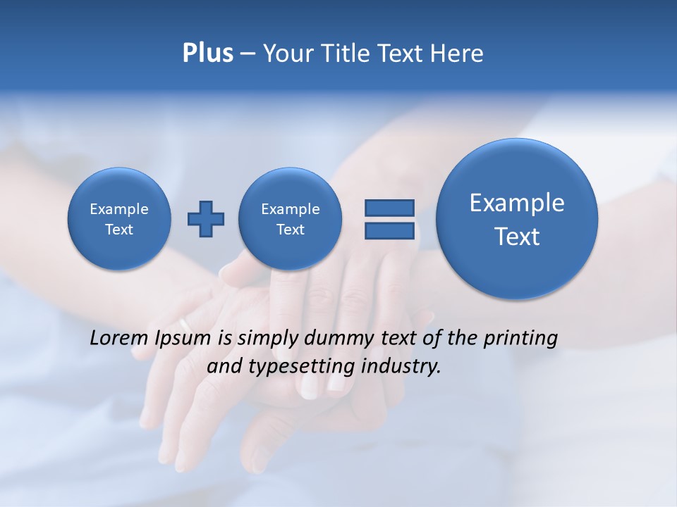 Mid Adult Clinic Holding PowerPoint Template